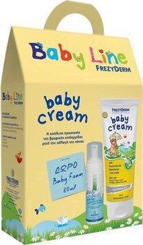 Frezyderm Baby Cream Για Σύγκαμα, 175ml & Δώρο Baby Foam Απαλός Αφρός Καθαρισμού, 80ml