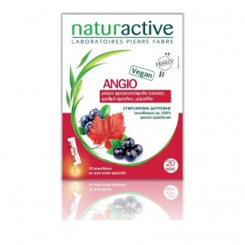 Naturactive Angio Συμπλήρωμα Διατροφής Γεύση Φράουλα 20 Φακελίσκοι