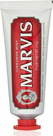 Marvis Cinnamon Mint Μini Toothpaste Οδοντόκρεμα με Κανέλα, 10ml