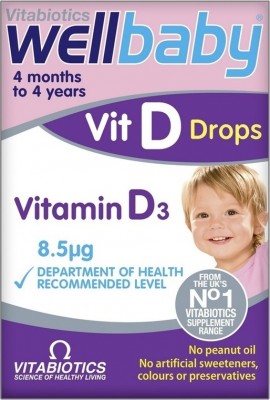 Vitabiotics WellBaby Vitamin D Drops 10μg, 30ml