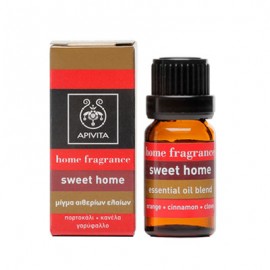 Apivita Essential Oil Sweet Home Μίγμα Αιθερίων Ελαίων με Πορτοκάλι, Κανέλλα & Γαρύφαλο 10ml