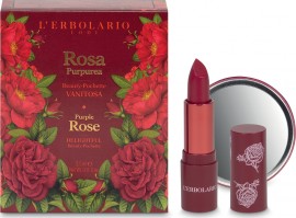 L Erbolario Rosa Purpurea Limited Edition (Κραγιον+Καθρεφτακι)