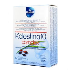 Cosval Kolestina 10 Complex Συμπλήρωμα Για Την Χοληστερίνη 24 Κάψουλες