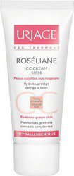 Uriage Roseliane CC Cream SPF30 Ενυδατική Κρέμα Προσώπου με Χρώμα, 40ml
