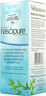A.Vogel Dr Hanas Nasopure Nasal Wash System Kit Συσκευή Ρινικής Πλύσης και 4 Φακελάκια Ρυθμιστικού Άλατος