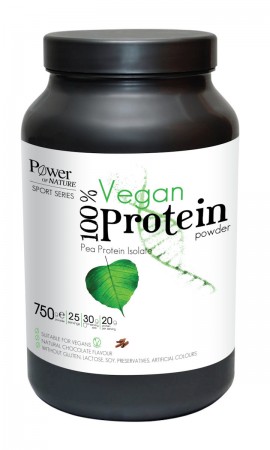 Power Health Of Nature Sport Series 100% Vegan Protein 750gr Σοκολάτα