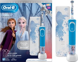 Oral-B Kids Vitality Frozen 3+ Παιδική Ηλεκτρική Οδοντόβουρτσα - ΔΩΡΟ Θήκη Ταξιδιού Special Edition