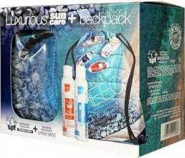Intermed Luxurious Sun Care Invisible Spray SPF50+200ml & Hydrating Spray Mist 200ml & Backpack Greece