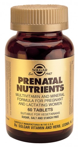 Solgar Prenatal Nutrients 60 Ταμπλέτες