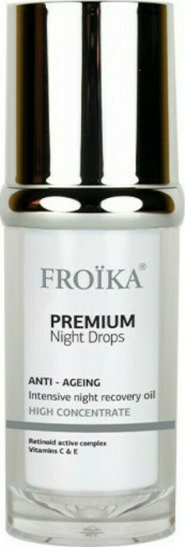 Froika Premium Night Drops - Εντατικό έλαιο νυχτερινής φροντίδας, 30ml