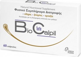 Biocalpil Forte Φυσικό Συμπλήρωμα Διατροφής για την Υγεία των Μαλλιών, το Μόνο με Σίδηρο 60caps