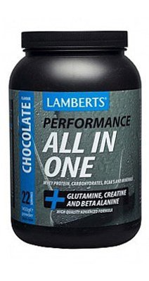 Lamberts Performance ALL-IN-ONE Whey Protein (+ Glutamine, Creatine & Beta Alanine) 1450gr Γεύση Σοκολάτας