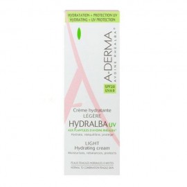 A-Derma Hydralba UV Cream, Ενυδατική Κρέμα Ελαφριάς Υφής, 40ml