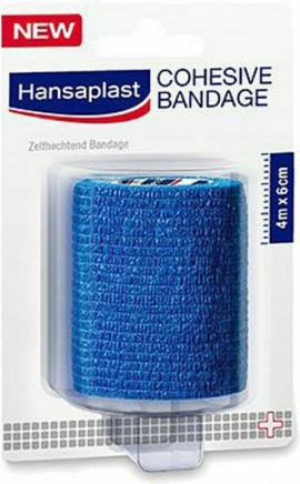 Hansaplast Cohesive Bandage Αυτοκόλλητος Επίδεσμος 4m X 6cm