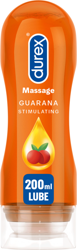 Durex Λιπαντικό Διεγερτικό Gel Play Massage 2 in 1 Guarana 200ml