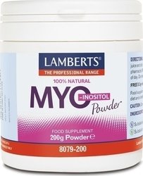 Lamberts Myo - Inositol Powder Συμπλήρωμα Μυοϊνοσιτόλης σε σκόνη, 200gr