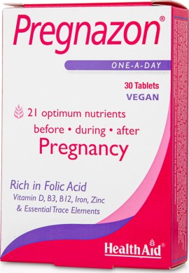 Health Aid - Pregnazon Συμπλήρωμα Διατροφής Εγκυμοσύνης 30Tablets