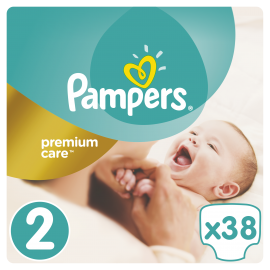 Pampers Premium Care Mini Μέγεθος 2 (3-6 kg) 38 Πάνες