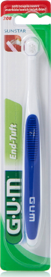 Gum 308 End Tuft Tapered Trim, Oδοντόβουρτσα με μικρή κεφαλή για την αντιμετώπιση ιδιαίτερων περιπτώσεων
