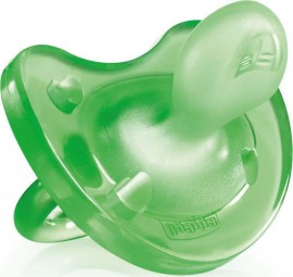 Chicco Physio Soft Πιπίλα Σιλικόνης  Χρώμα:Πράσινο 6-12m+ 1 Τεμάχιο [02712-31]