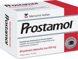 Menarini Prostamol Συμπλήρωμα Διατροφής Για Τον Προστάτη 60 Μαλακές Κάψουλες