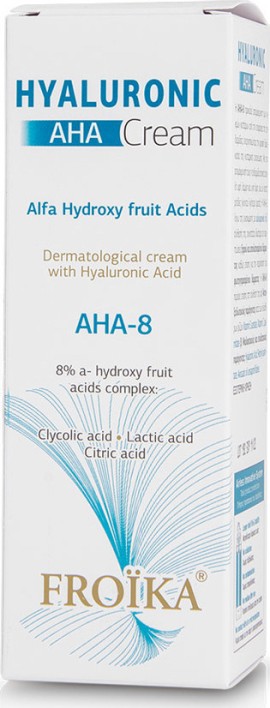 Froika Hyaluronic AHA-8 24ωρη Κρέμα Προσώπου με Υαλουρονικό Οξύ για Ενυδάτωση & Αντιγήρανση 50ml