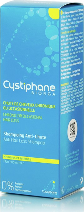 Biorga Cystiphane Shampoo Anti-Chute Σαμπουάν Κατά της Τριχόπτωσης 200ml