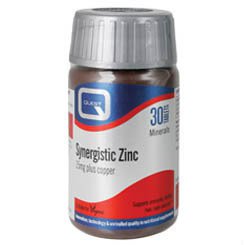 Quest Nutrition Synergistic Zinc Συμπλήρωμα Διατροφής με Ψευδάργυρο 30 ταμπλέτες