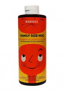 Korres Family Size Hug - Παιδικό Αφρόλουτρο για όλη την Οικογένεια - Κατάλληλο για παιδιά άνω των 3 ετών - 400ml