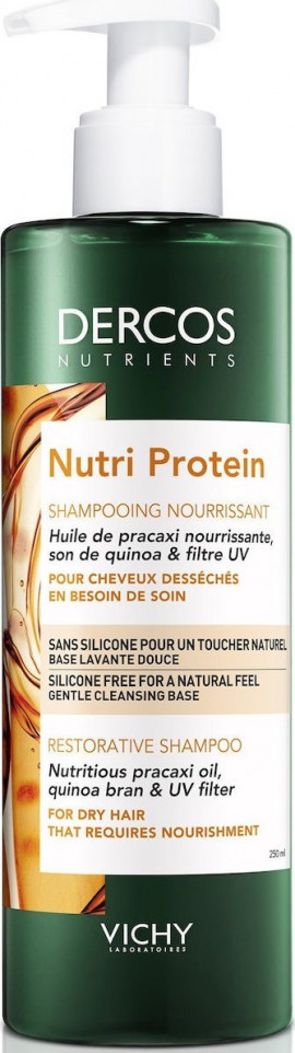Vichy Dercos Nutri Protein Σαμπουάν Για Ξηρά Μαλλιά 250ml