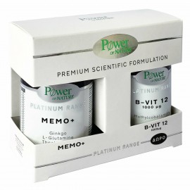 Power Health Premium scientific Formulation Platinum Range Memo+ 30 κάψουλες & Platinum Range B-Vit 12 1000μg 20 ταμπλέτες