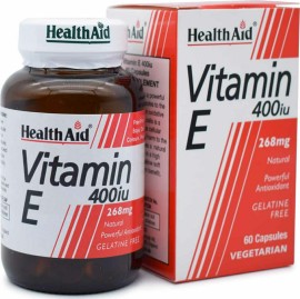 Health Aid Vitamin E 400iu 60 φυτικές κάψουλες
