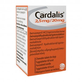 Cardalis 2.5 MG/20MG θεραπεία της συμφορητικής καρδιακής ανεπάρκειας σε σκύλους.
