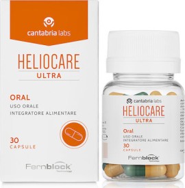 Heliocare UltraL-D Oral Συμπλήρωμα Διατροφής Περιέχει Φυσικά Αντιοξειδωτικά Συστατικά & Βιταμίνες C, D και Ε, 30caps