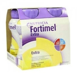 Nutricia Fortimel Extra Με Γεύση Βανίλια 4x200ml