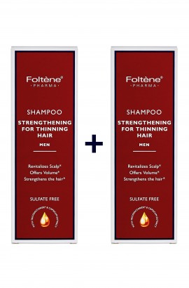 Foltene® Pharma PROMO Shampoo Thinning Hair Men Δυναμωτικό Σαμπουάν Για Άνδρες 2x200ml 1+1 ΔΩΡΟ
