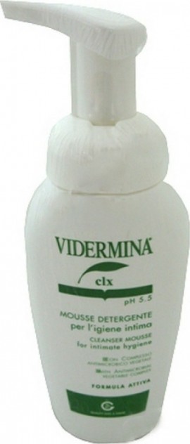Vidermina CLX Cleansing Mousse 200ml Κατάλληλο σε Ολες τις Περιπτώσεις Κολπικής Φλεγμονής.