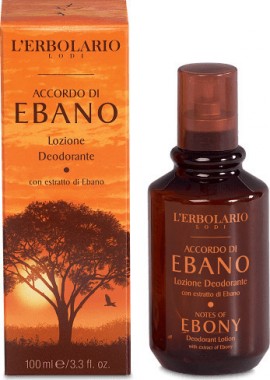 LErbolario Accordo Di Ebano Lozione Deodorante Αποσμητική Λοσιόν (Έβενος) 100ml