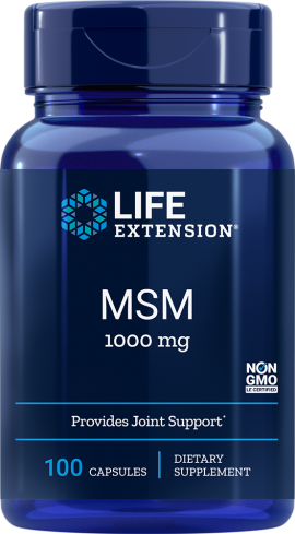 Life Extension MSM 1000mg, 100caps