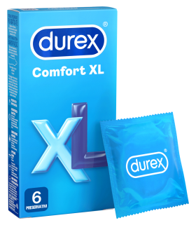 Durex Προφυλακτικά Comfort XL 6 Τεμάχια