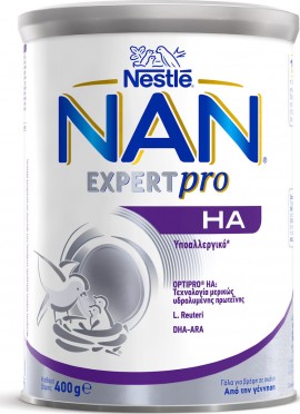 Nestle Nan Expert Pro HA Milk Υποαλλεργικό Γάλα σε Σκόνη από τη Γέννηση 400gr
