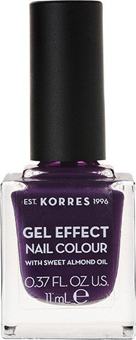 Korres Βερνίκι Νυχιών Gel Effect Nail Colour (No.75) Violet Garden, 11ml