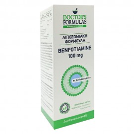 Doctors Formula Benfotiamine 100mg Πόσιμο Διάλυμα με Βιταμίνη Β1 & Μπενφοθειαμίνη, 150ml
