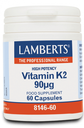 Lamberts Vitamin K2 90μg Συμπλήρωμα Βιταμίνης K2, 60caps