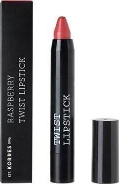 Korres Raspberry Twist Lipstick Luscious Κραγιόν σε Μορφή Μολυβιού για Εξαιρετική Απόδοση Χρώματος, Διάρκεια & Λάμψη, 2.5g