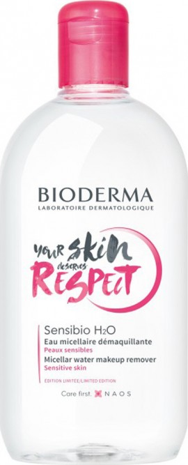 Bioderma Sensibio H2O Your Skin Deserves Respect Limited Edition 500ml (λήξη 11/22)