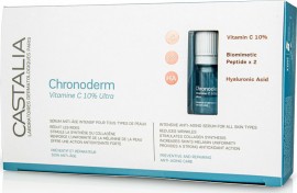 Castalia Chronoderm Vitamine C 10% Ultra Αντιγηραντικός Ορός 14 Αμπούλες x 5ml