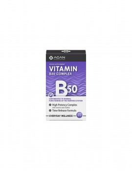 Agan Συμπλήρωμα Συμπλέγματος Β Every Day Wellness Vitamin B50 Complex 30tabs