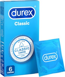 Durex Classic The Beloved Original Προφυλακτικά Με Ήπια Λίπανση, 6 τεμ
