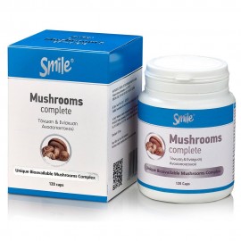 Smile Mushrooms Complete για την ενίσχυση του ανοσοποιητικού, 120 Caps